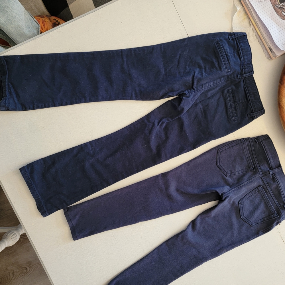 The Children's Place Navy Blue Uniform/School Pants Bundle (2 Pairs)​